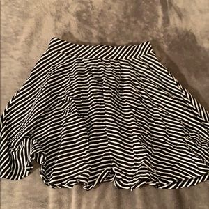 striped skirt